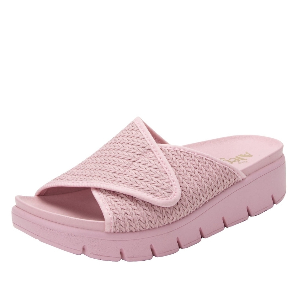 Alegria Airie Braided Blush Sandal Pink SLIDES Sz 10.5/11 $80 SH491